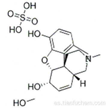 Sulfato de morfina CAS 64-31-3